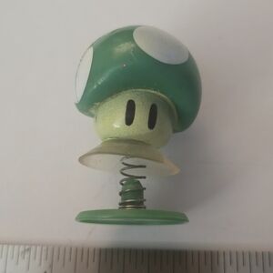 2015 Design Ware Nintendo Super Mario Bros. 1-Up Mushroom Pop Up 2" Figure